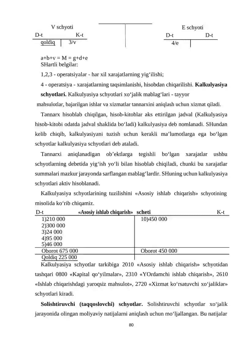 Schyotlarning turkumlanishi 3
