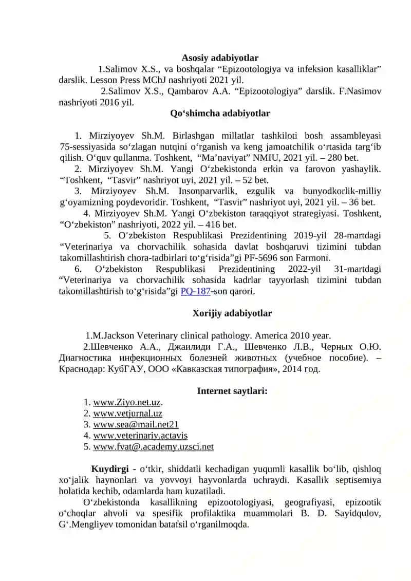 Kuydirgi kasalligi 3