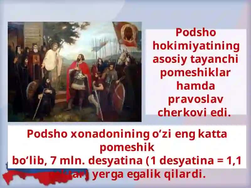 XIX asroxiri-XX asr boshlarida podsho Rossiyasining iqtisodiy-siyosiy vazifalari 3
