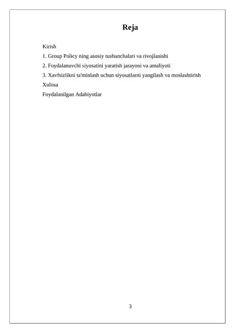 Windows Group Policy orqali foydalanuvchi siyosatini yaratish 3
