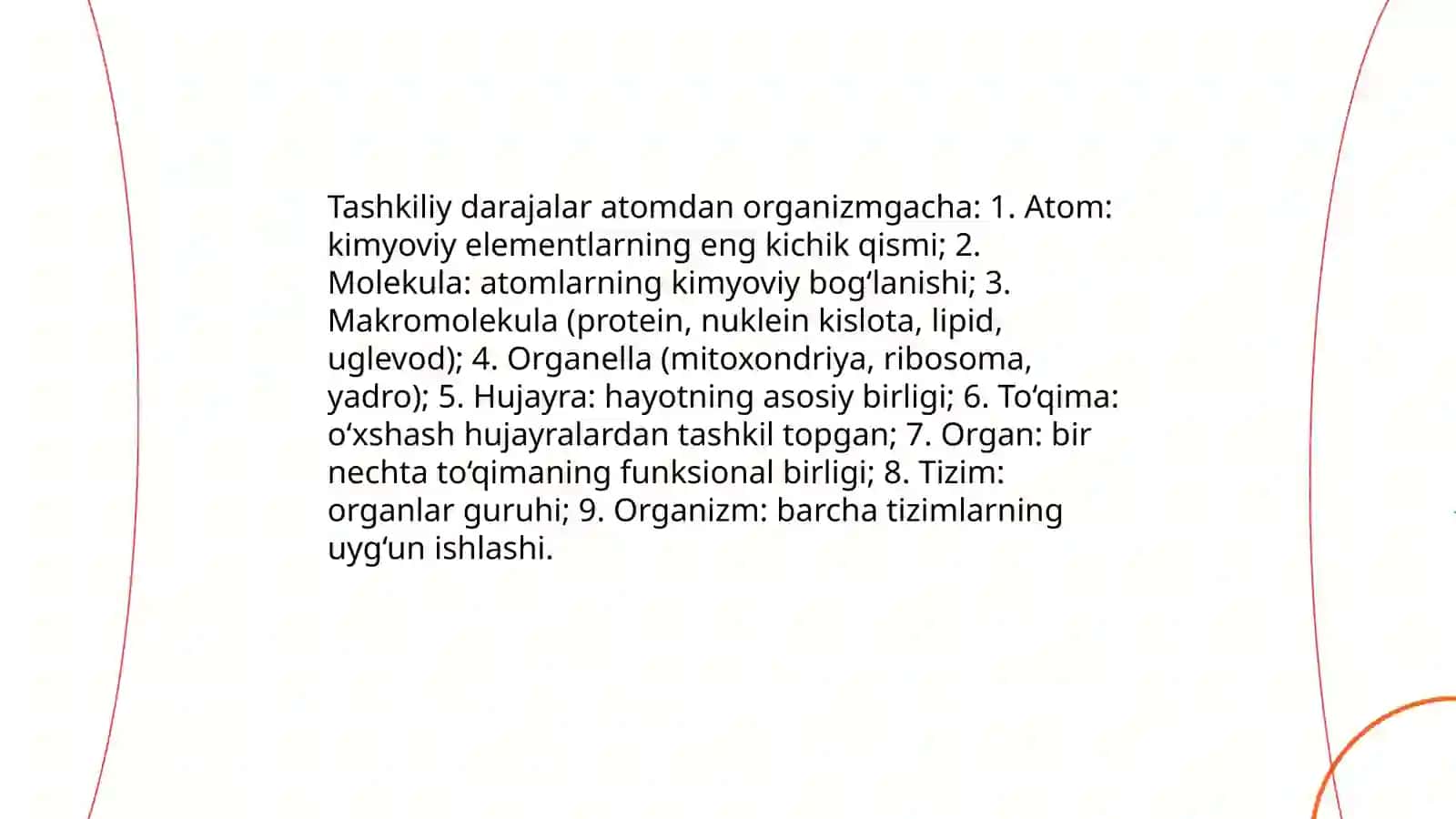 Odam organizmining tuzilishi 3