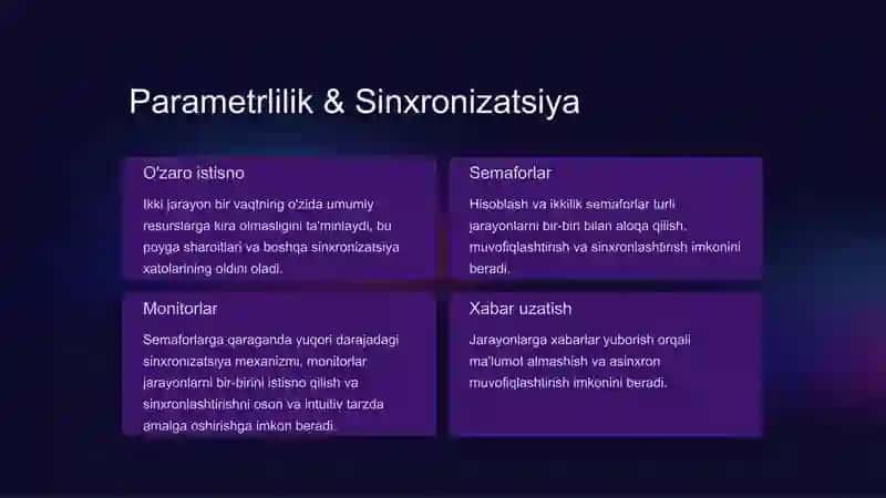 Real vaqt tizimlari uchun dasturlash paradigmalari 3