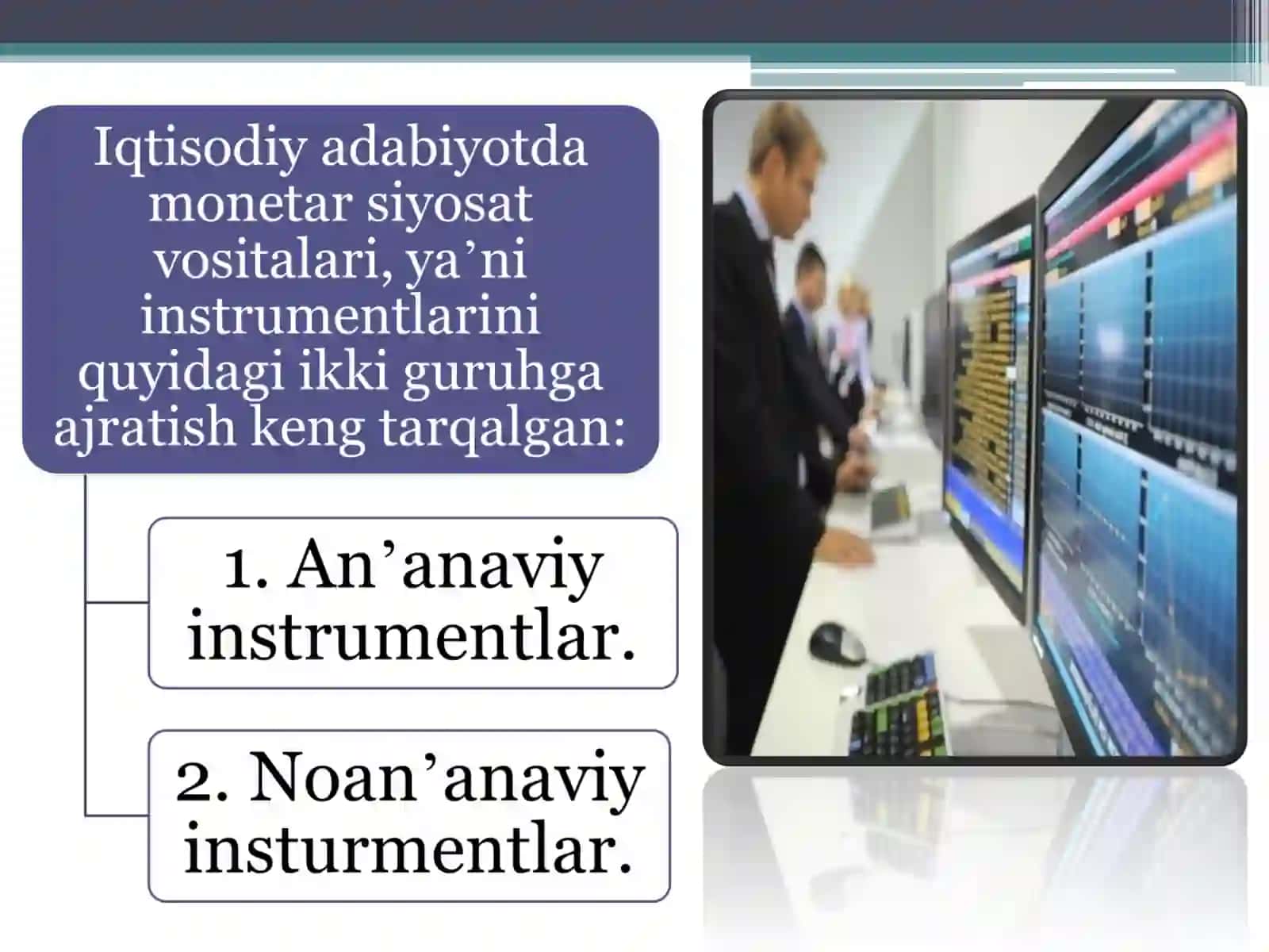Monetar organlar va moliya bozori 3
