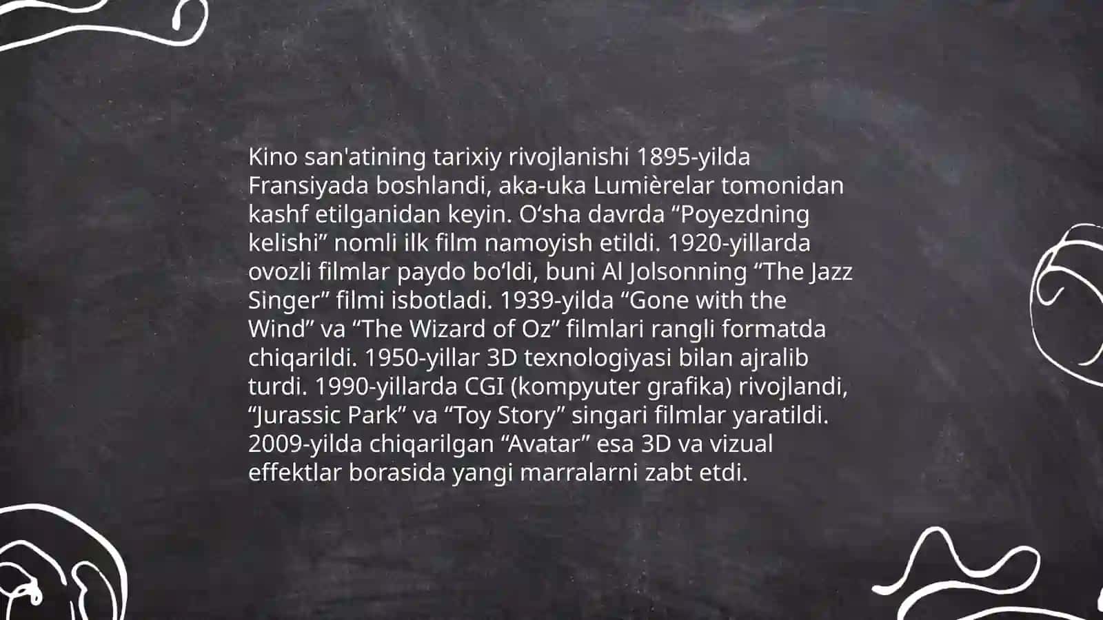 Kino tarixiy rivojlanishi 3
