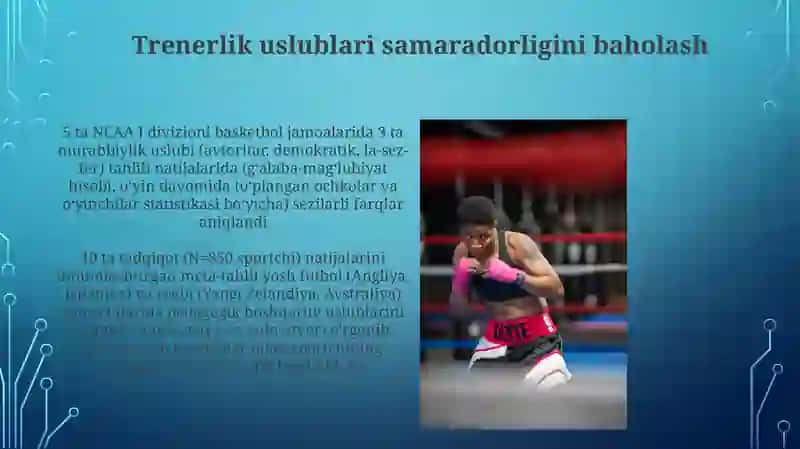 Sportjamoasini pedagogik boshqarish uslublari 3