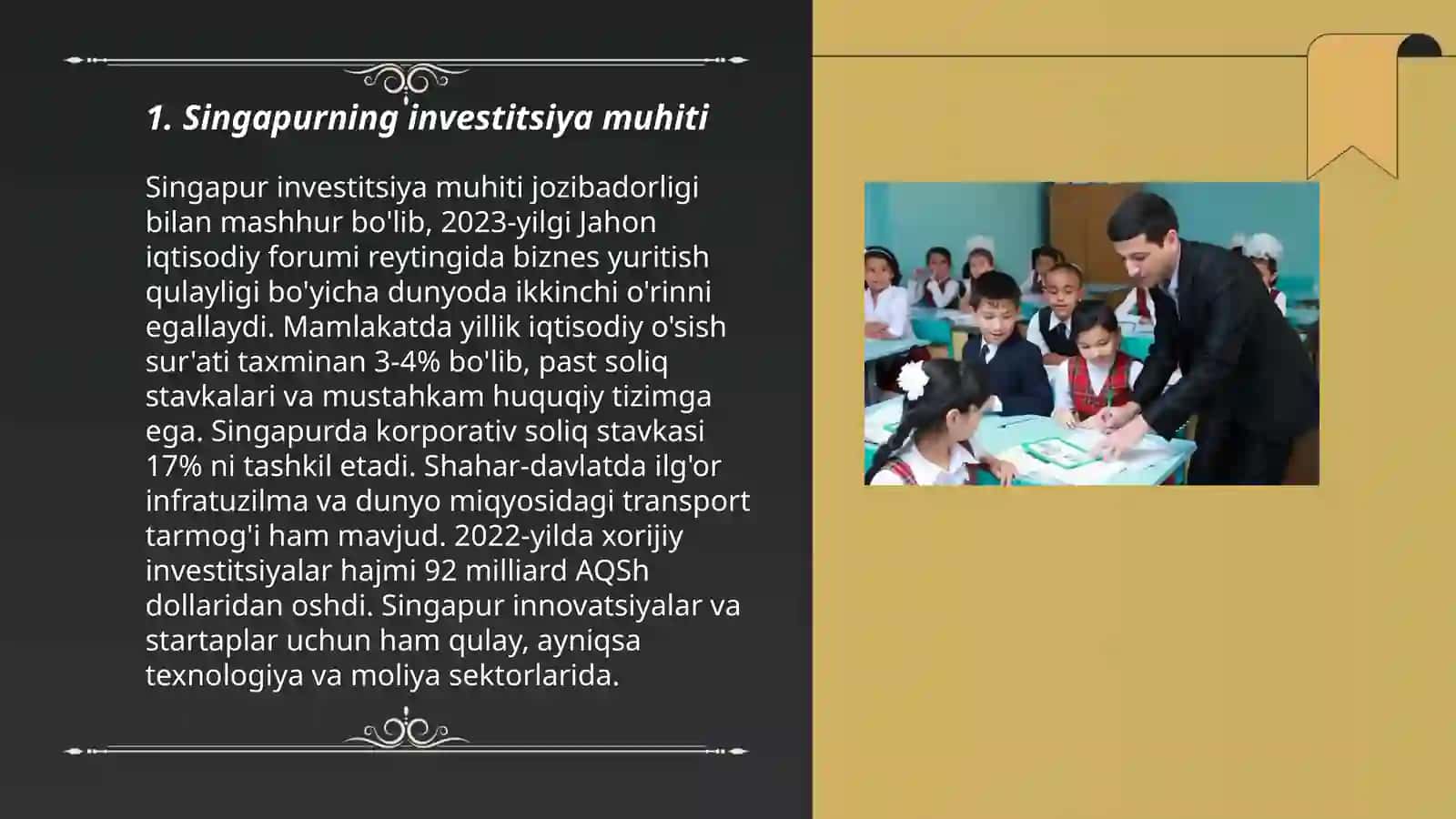 Singapurning Investitsiya Salohiyati: Kelajakdagi Imkoniyatlar va Rivojlanish Yo'nalishlari 3