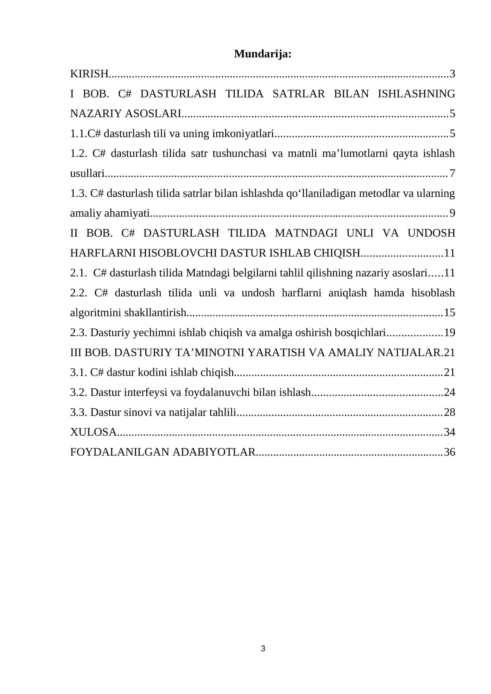 C# da matndagi unli va undosh harflarni hisoblovchi dastur ishlab chiqish 3