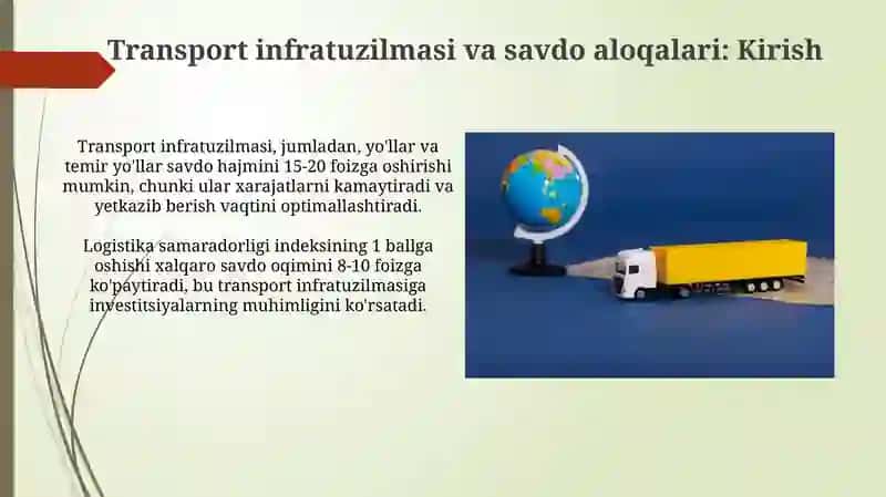 Transportinfratuzulmasiningavdoalqalaridagioʻrni 3