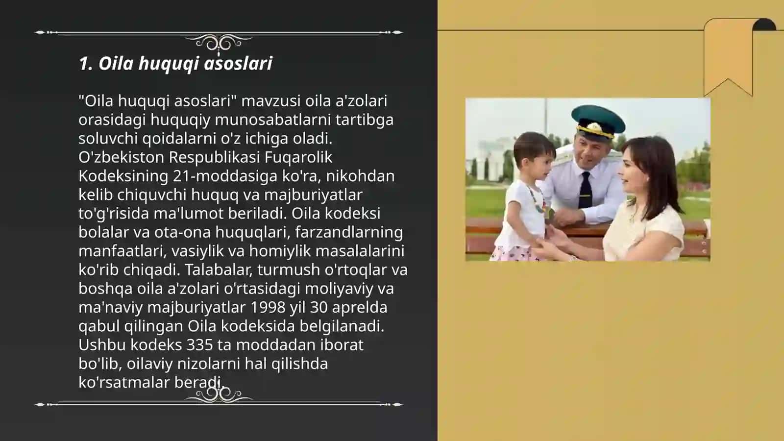 Oila bolalar va yoshlar huquqining Konstitutsiyaviy asoslari 3
