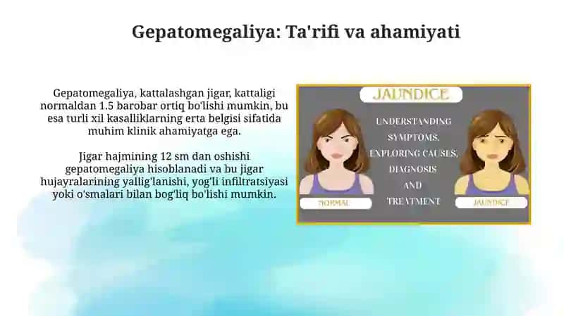 Gepatomegaliya va kasalliklar 3