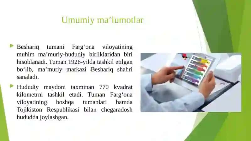 FARG‘ONA VILOYATI BESHARIQ TUMANINING STATISTIK VA DEMOGRAFIK TAHLILI 3