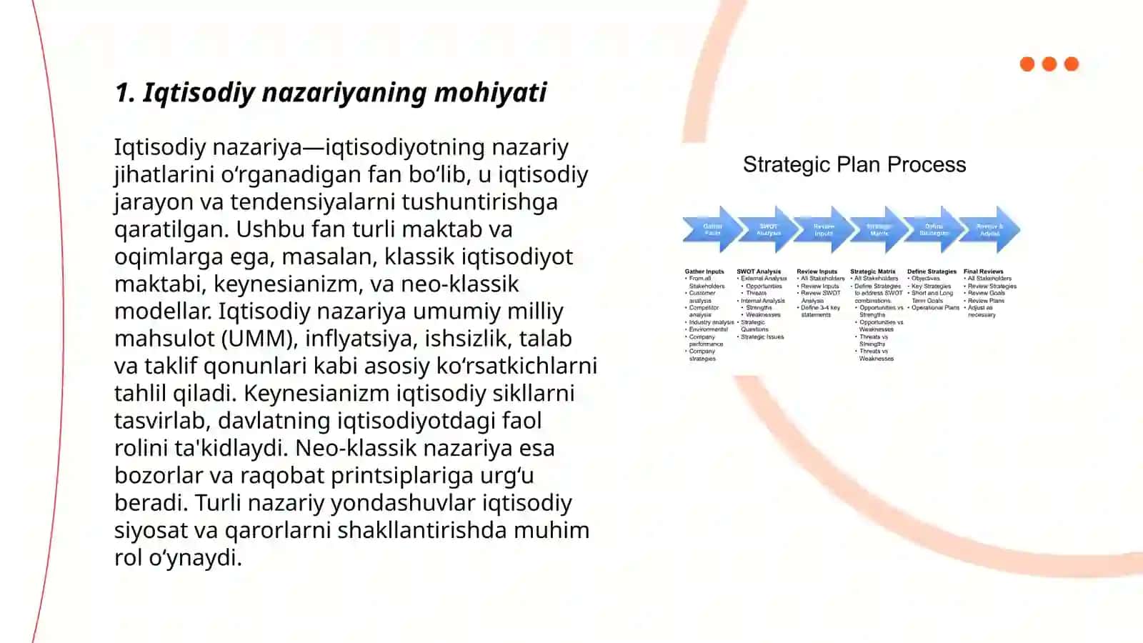 Iqtisodiy nazariya fanining mohiyati, ta’rifi, vujudga kelishi va rivojlanish hamda asosiy yo’nalishlari va nomlari 3
