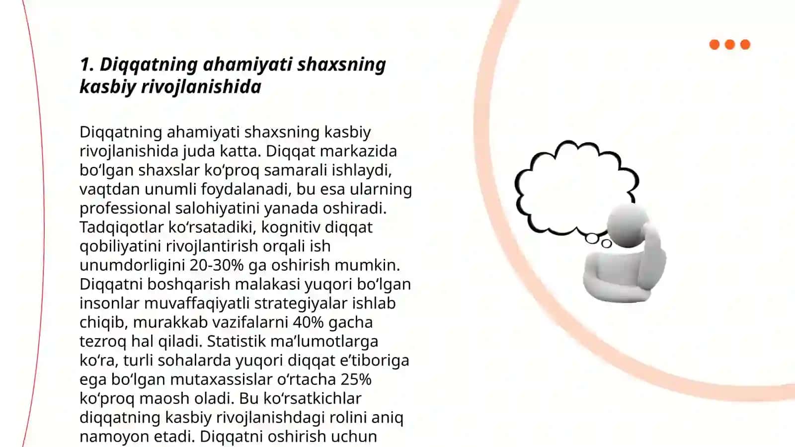 Diqqatning ahamiyati shaxsning kasbiy rivojlanishida 3