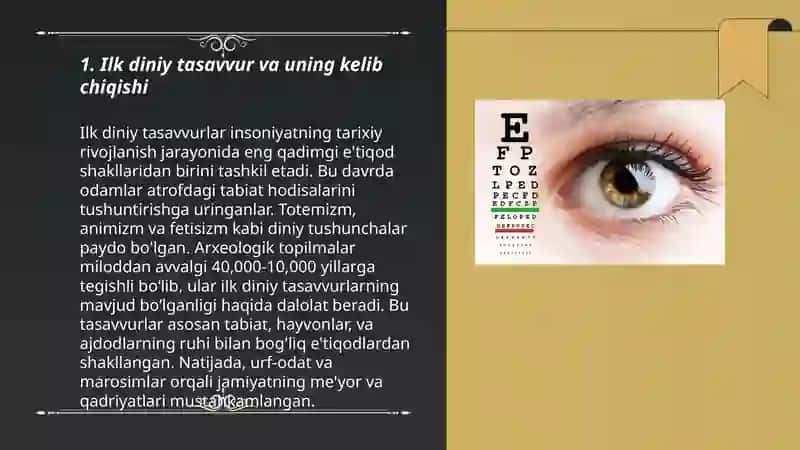Ilk diniy tasavvur 3