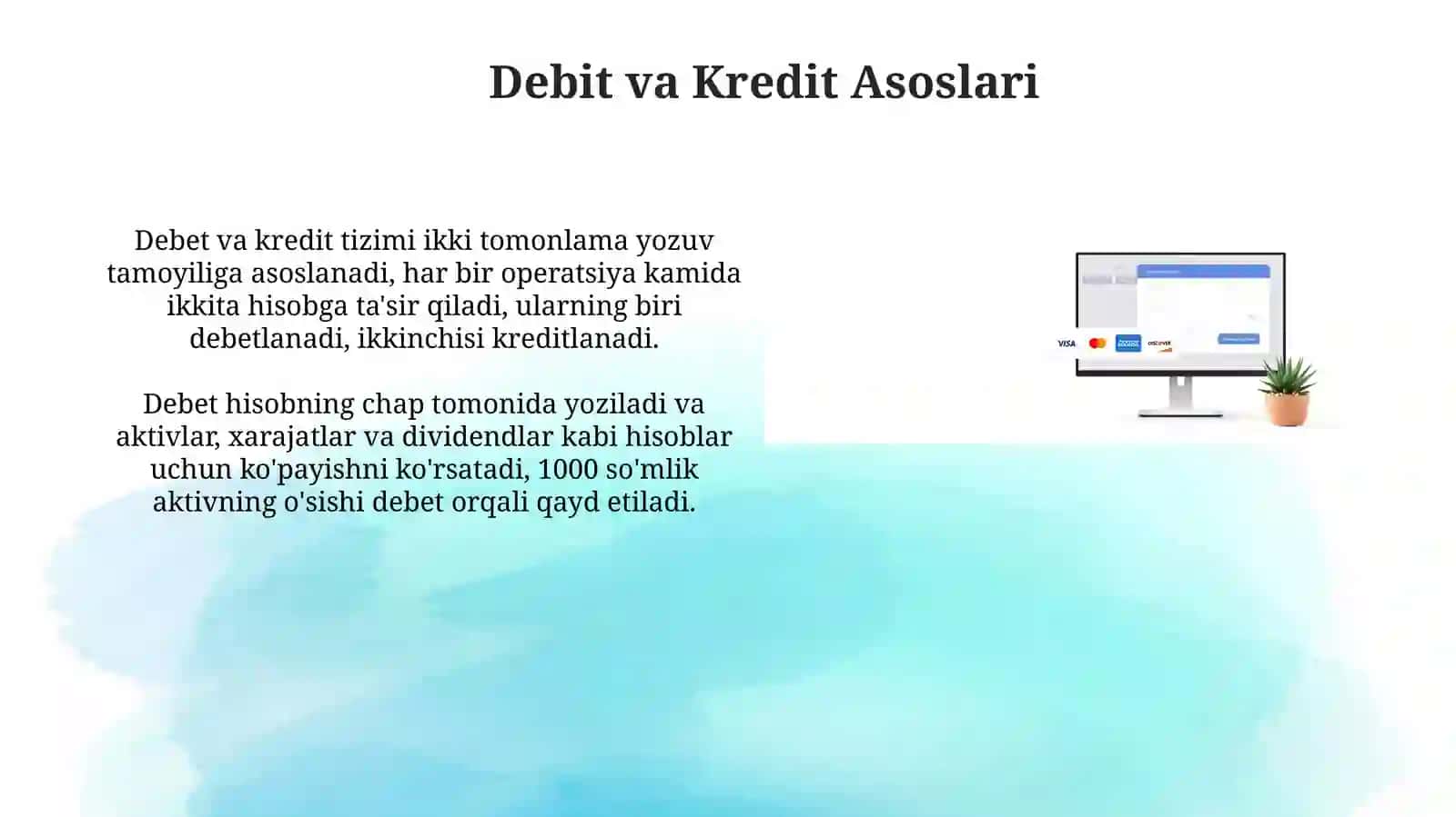 Debit va Kredit Asoslari 3
