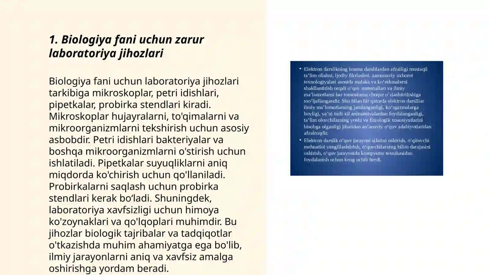 Biologiya oʻquv xonasini jihozlash va uning taʼlim tarbiya jarayonida tutgan oʻrni 3