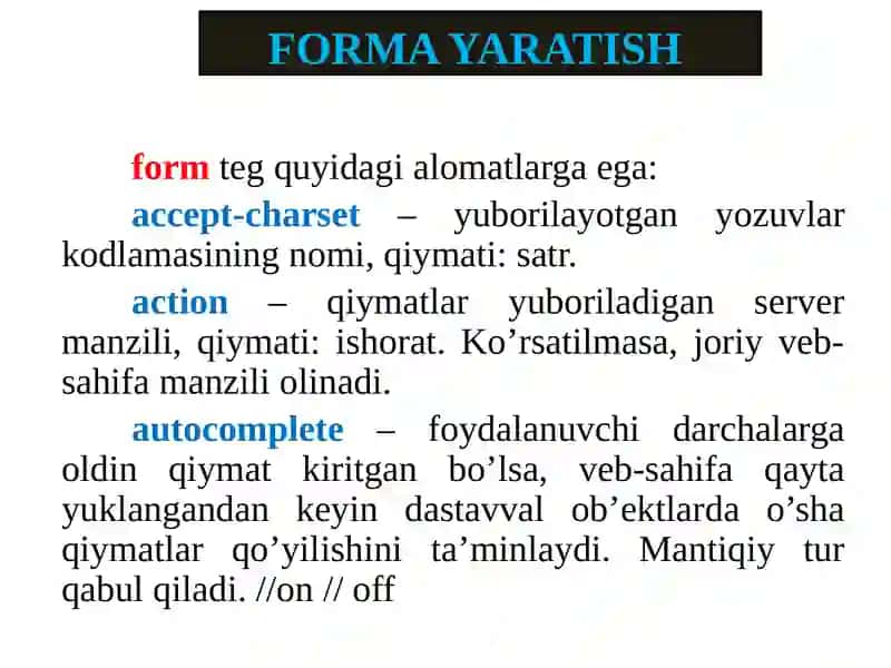 Forma Yaratish 3