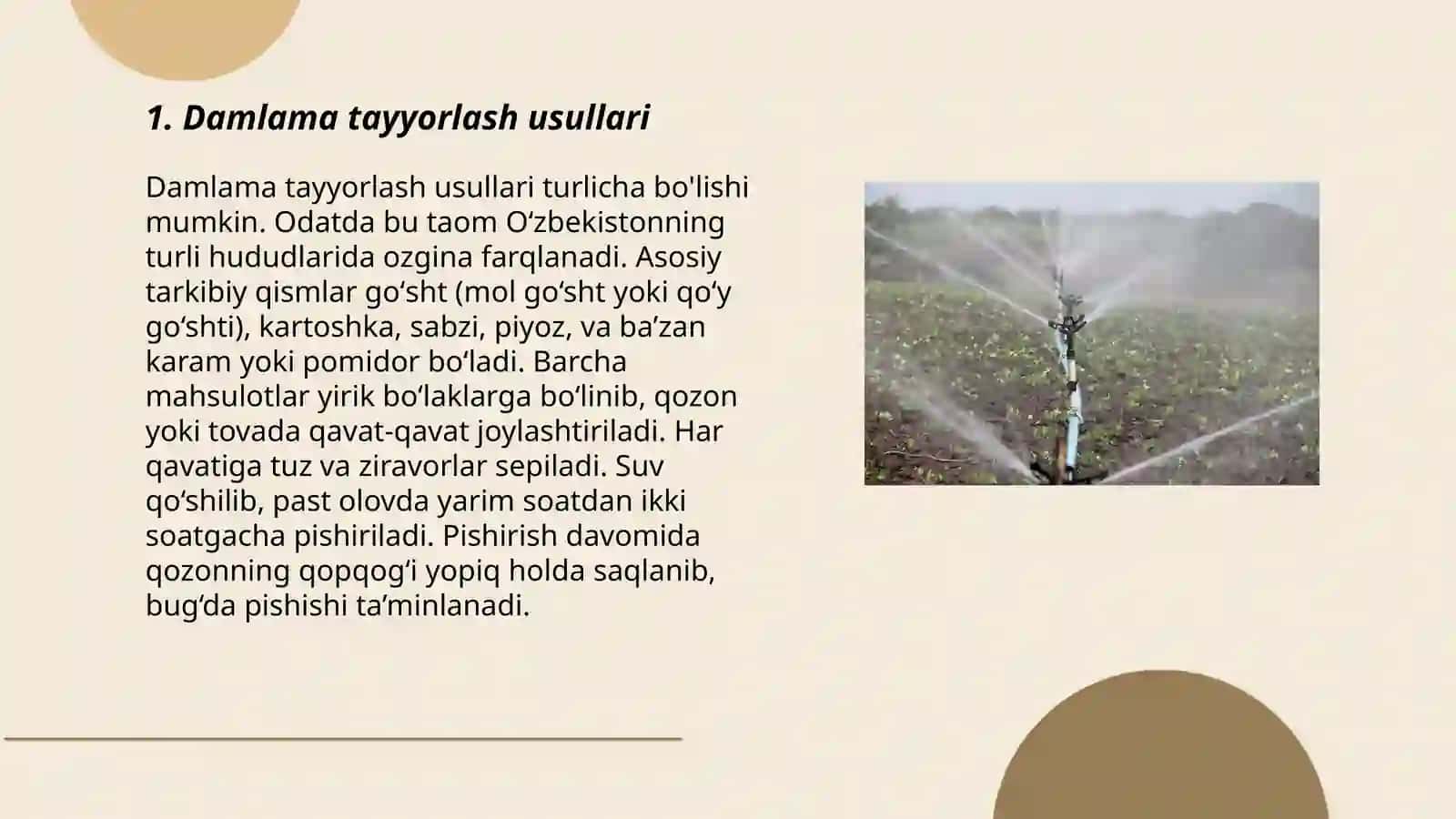 Damlama va qaynatma 3