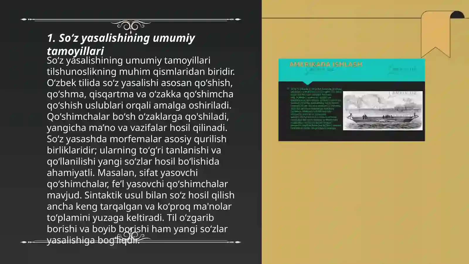 Turli tuzilishli tillarda soʻz yasalishi usullarining umumiy va farqli jihatlari 3
