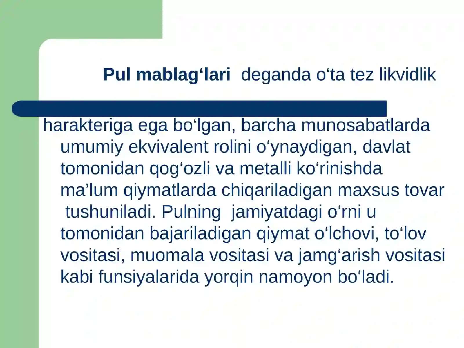 Pul mablag’lari auditi 3