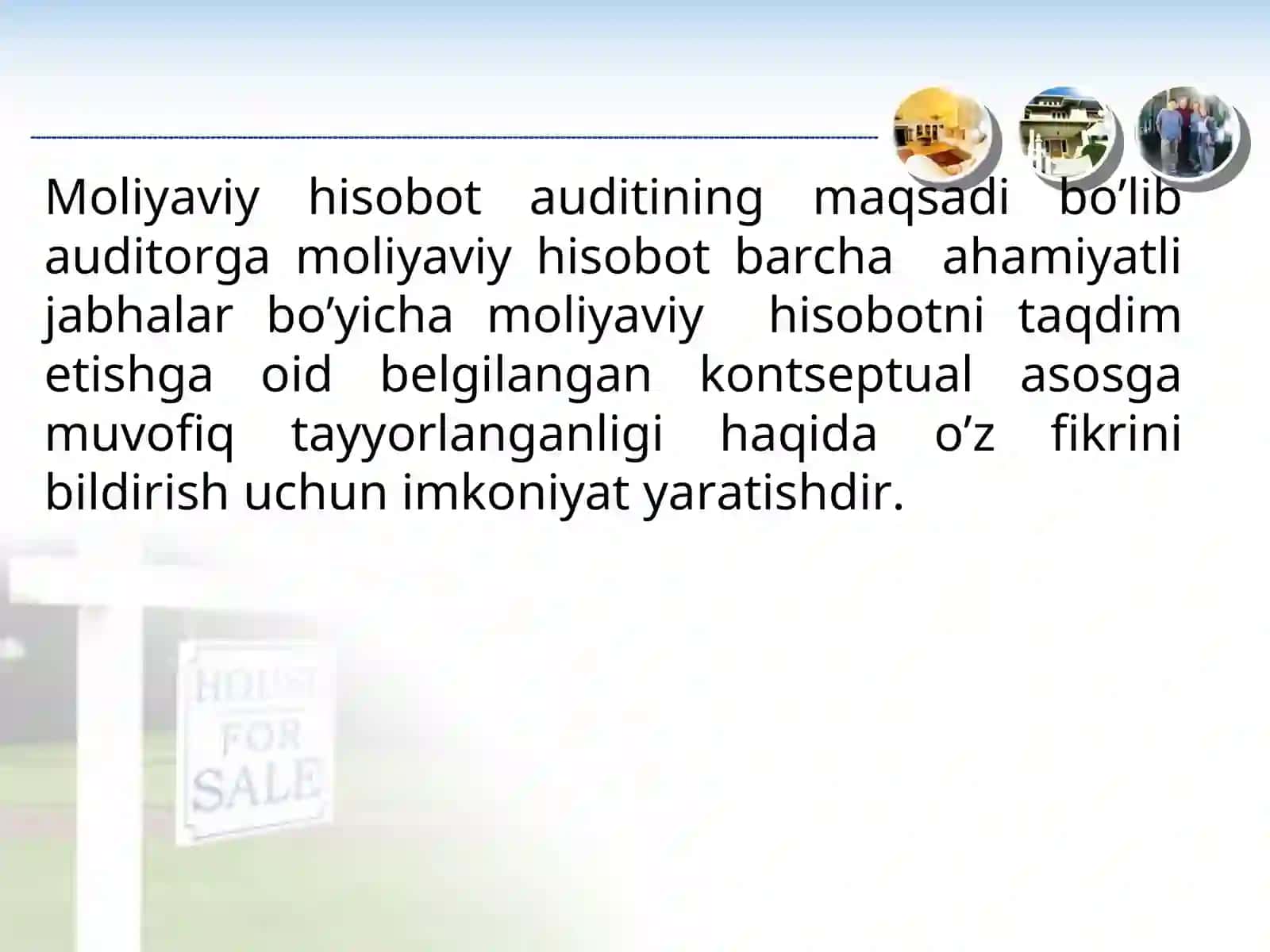 AUDIT STANDARTLARI TAQDIMOTI 3