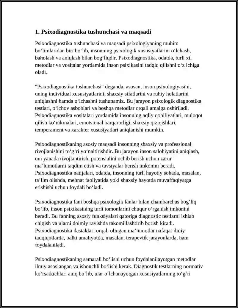 PSIXODIYAGNOSTIKA FANI XAQIDA UMUMIY TUSHUNCHA 3