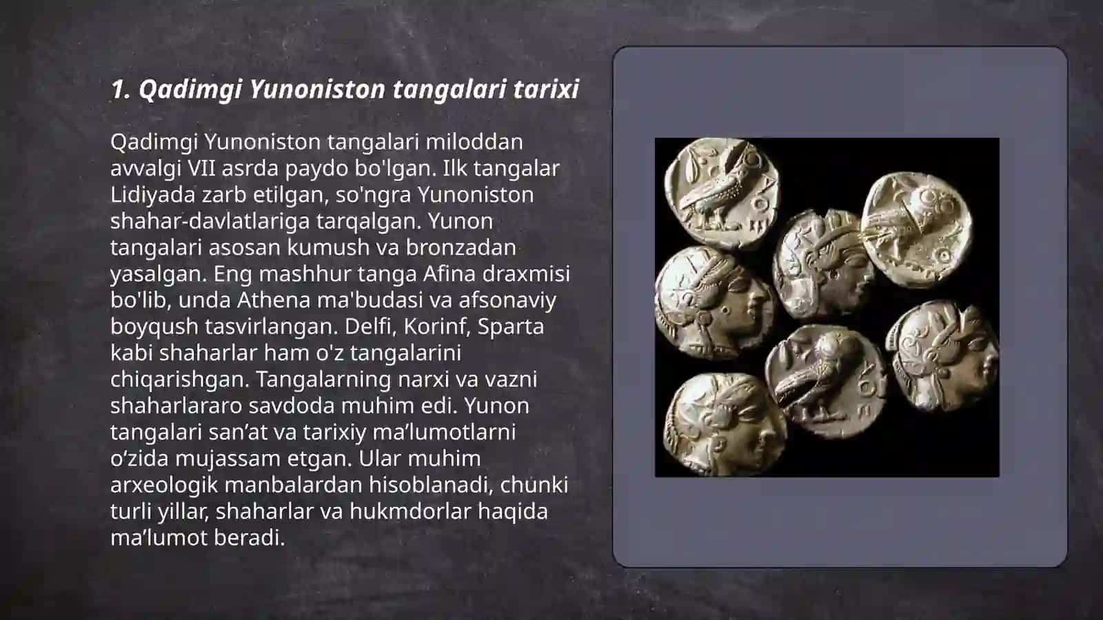 Qadimgi yunoniston va rim tangalari tarixi 3