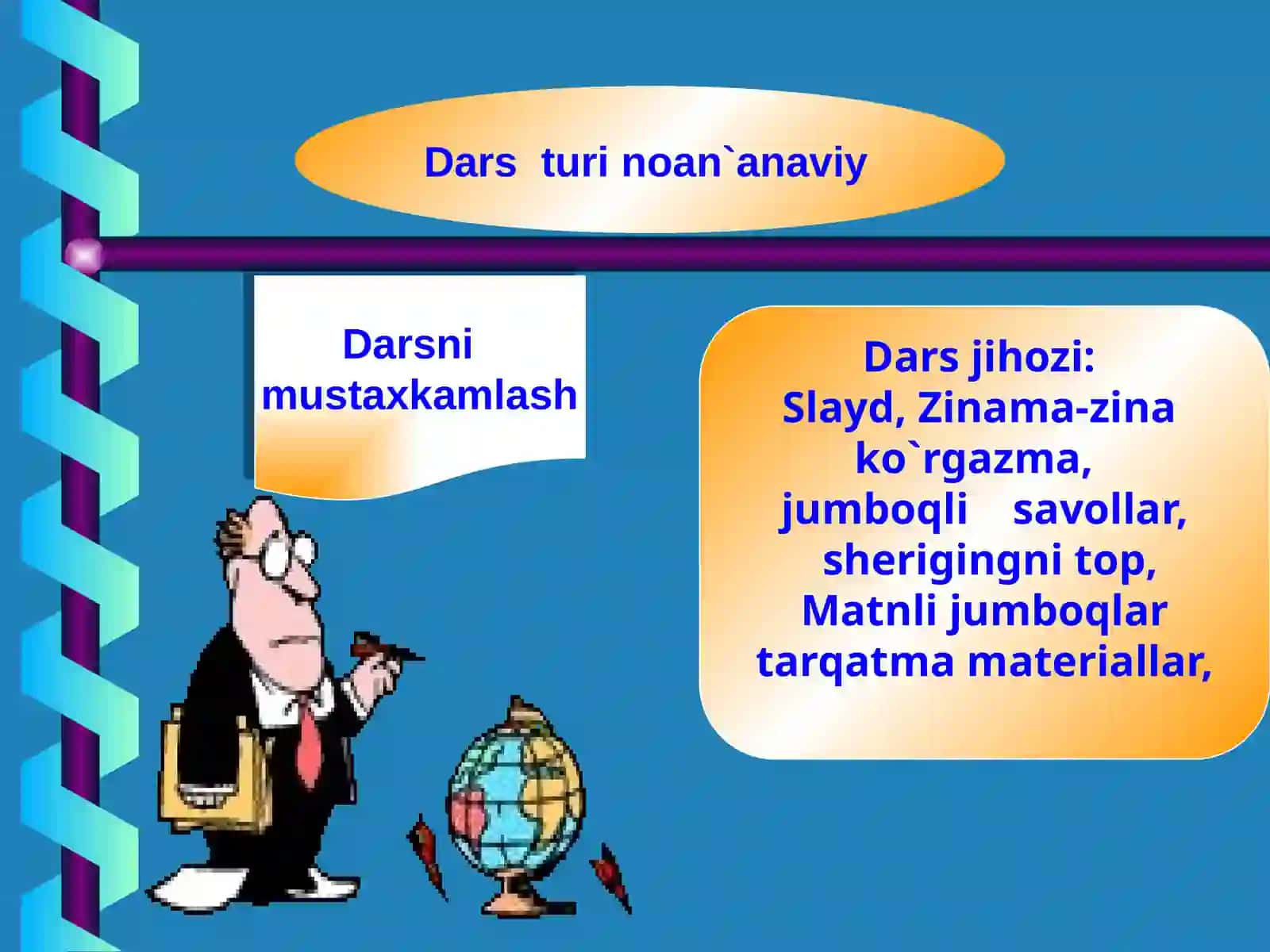 8-sinf Algebra fanidan Kvadrat tenglama va uning yechimlari dars ishlanma 3