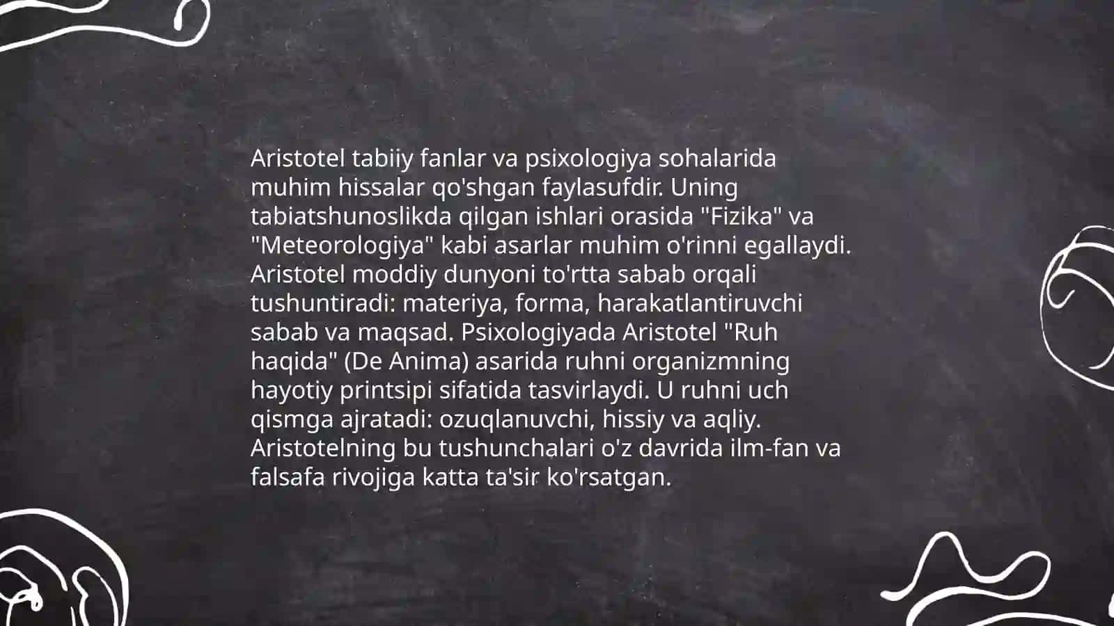 Aristotelning psixologiya faniga doir qarashlari 3