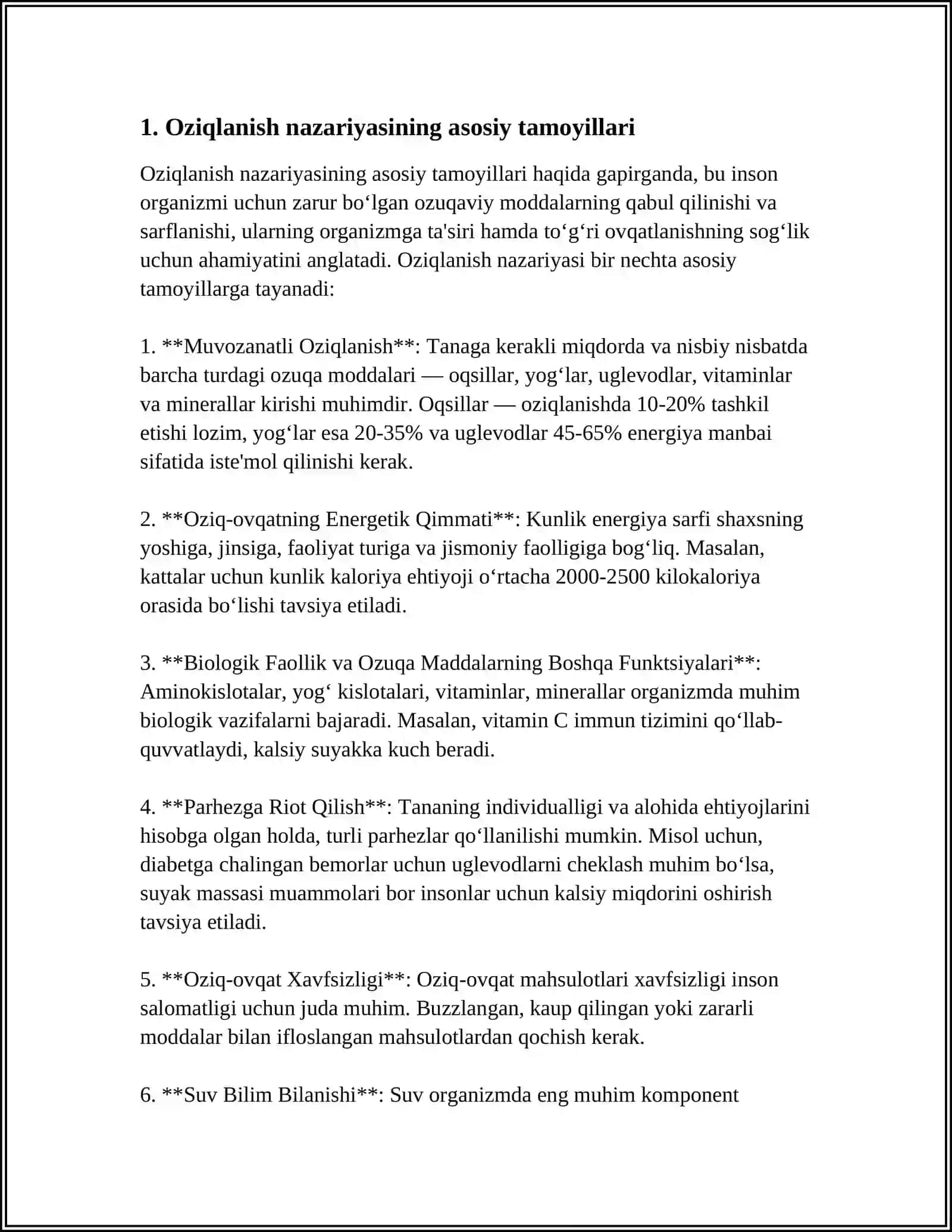 TIBBIYOTDA OVQATLANISH NAZARIYASI.PARXEZ STOLLARI.ALIMENTAR AVITAMINOZLARNI KELIB CHIQISHI SABABLARI VA PROFILAKTIKASI.ALIMENTAR ZAHARLANISH 3