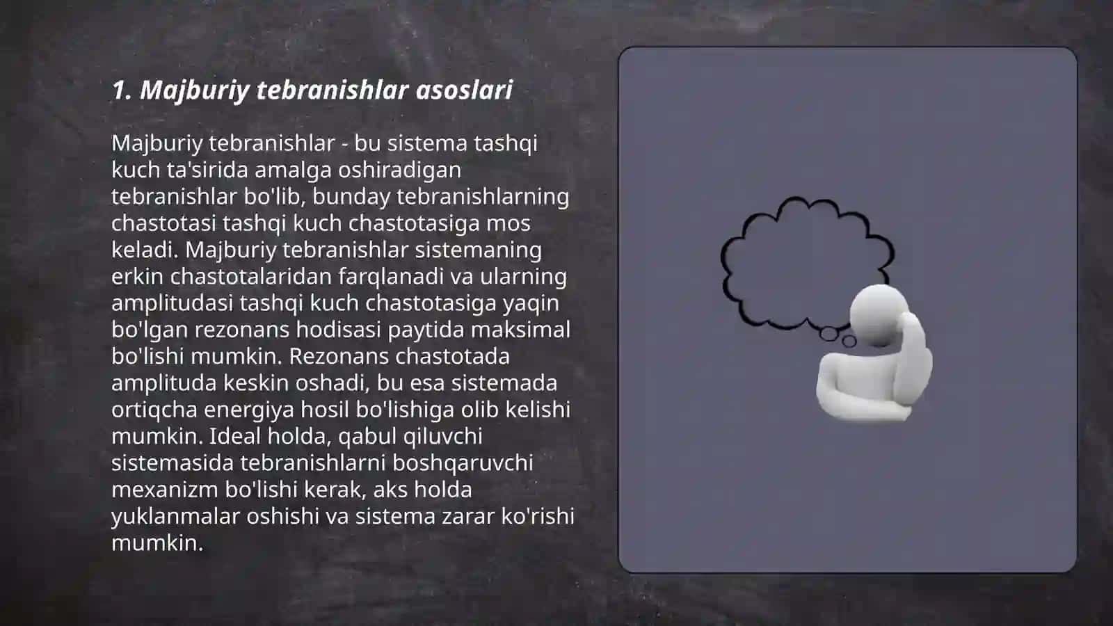 Majburiy tebranishlar asoslari 3
