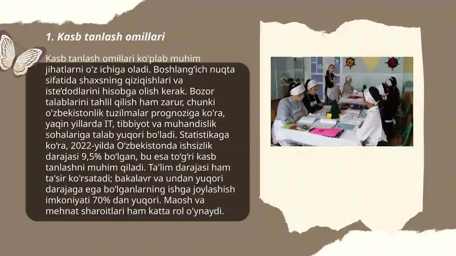 Kasbga yoʻnaltirish 3