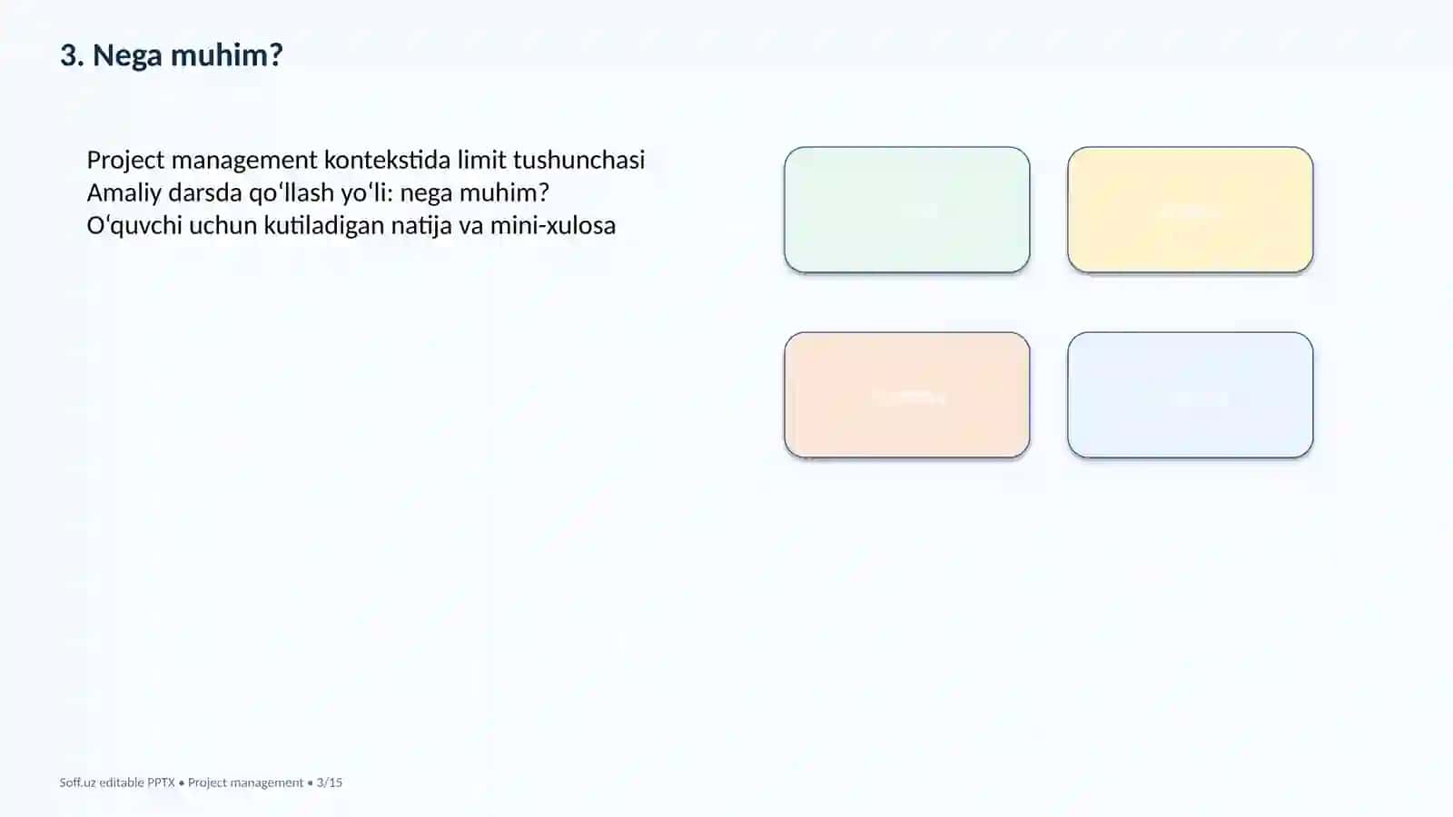 Kanban bilan loyiha boshqaruvi — 15 slayd 3