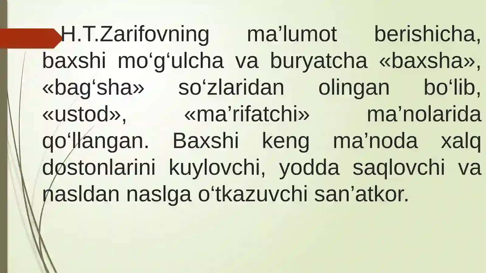 Dostonchilik maktablari va ularning an’analari 3