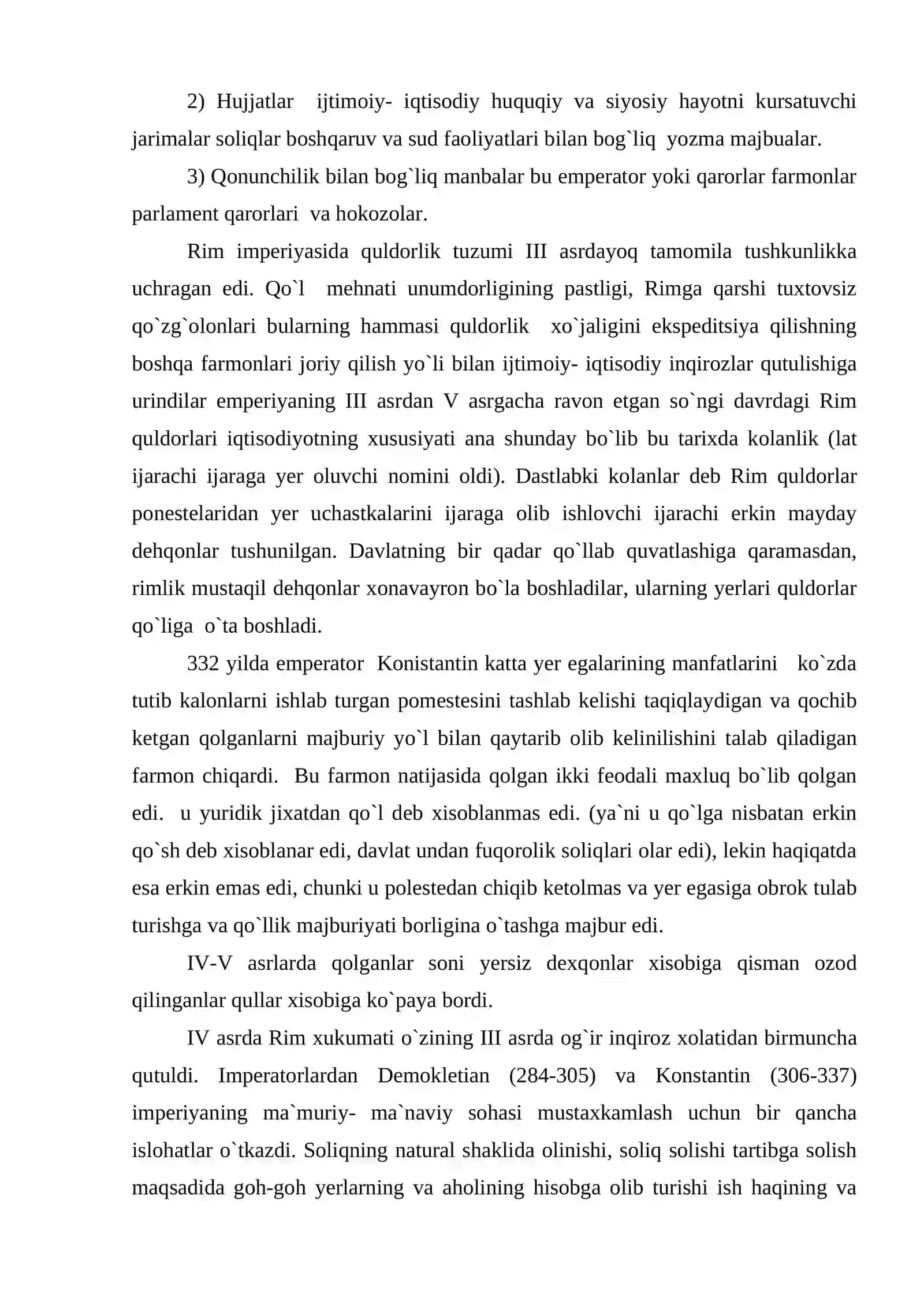 O`RTA ASRLAR G`ARBIY YEVROPADA FEODAL TUZUMNING VUJUDGA KELISHI 3