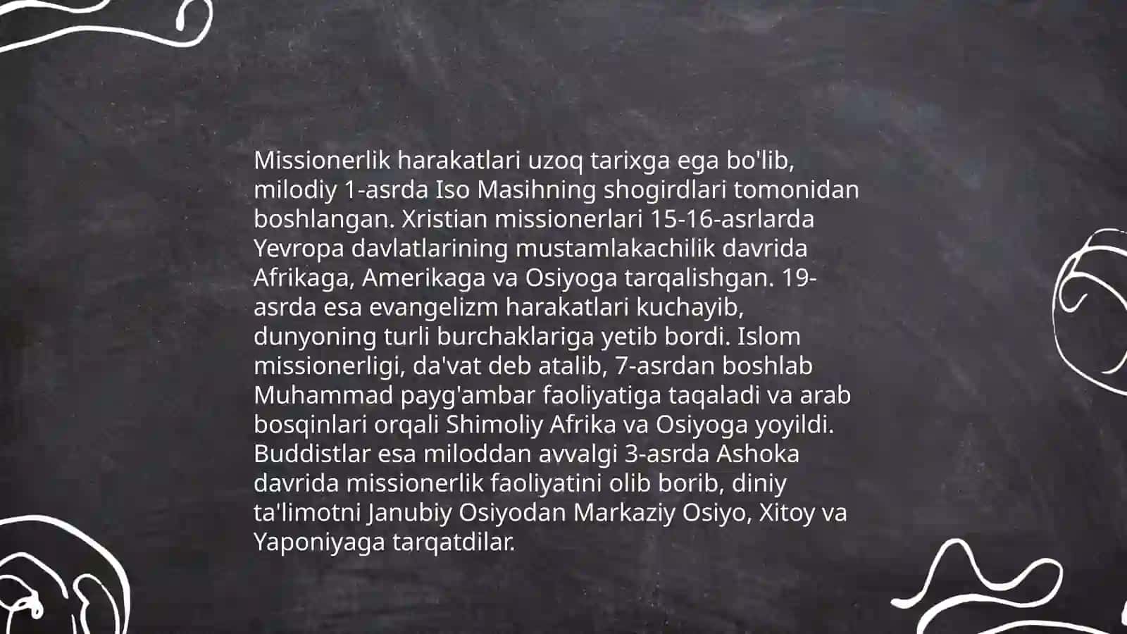 O'zvekistonda faoliyati kuzatilgan missionerlik harakatlari va ular faoliyatining oqibatlari 3