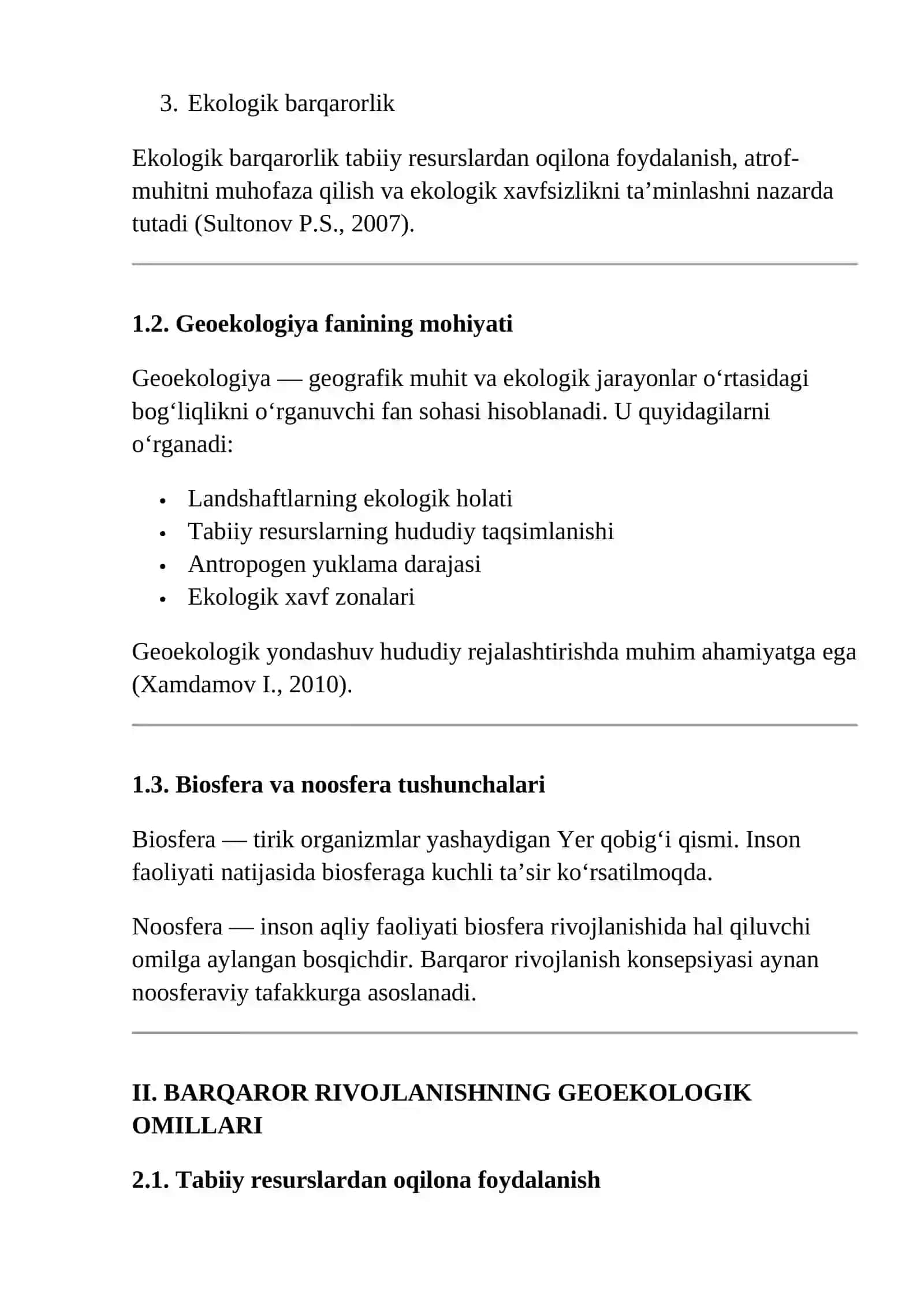 BARQAROR RIVOJLANISHNING GEOEKOLOGIK JIHATLARI 3