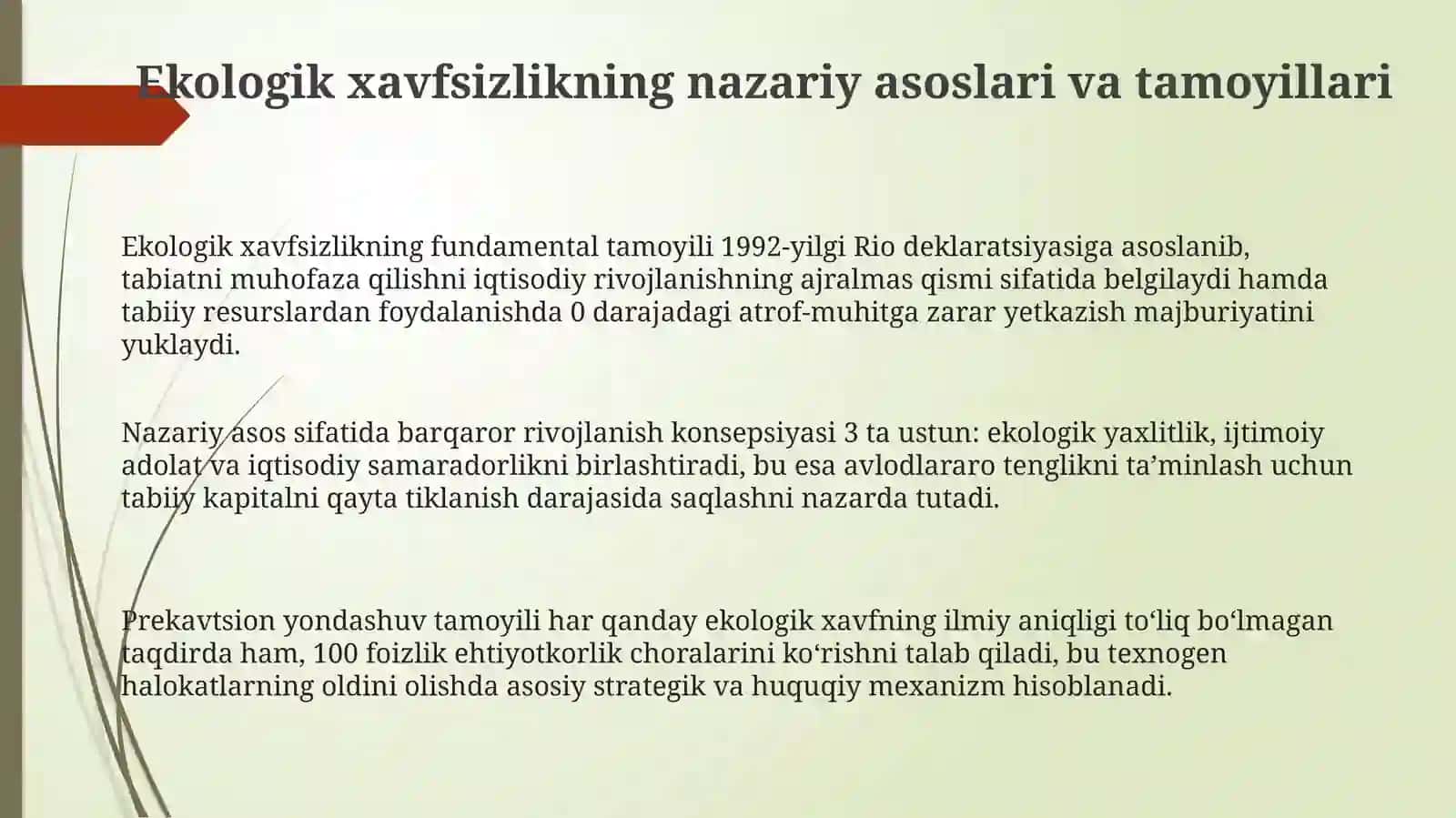 Ekologik xavfsizlik va favqulodda vaziyatlar 3