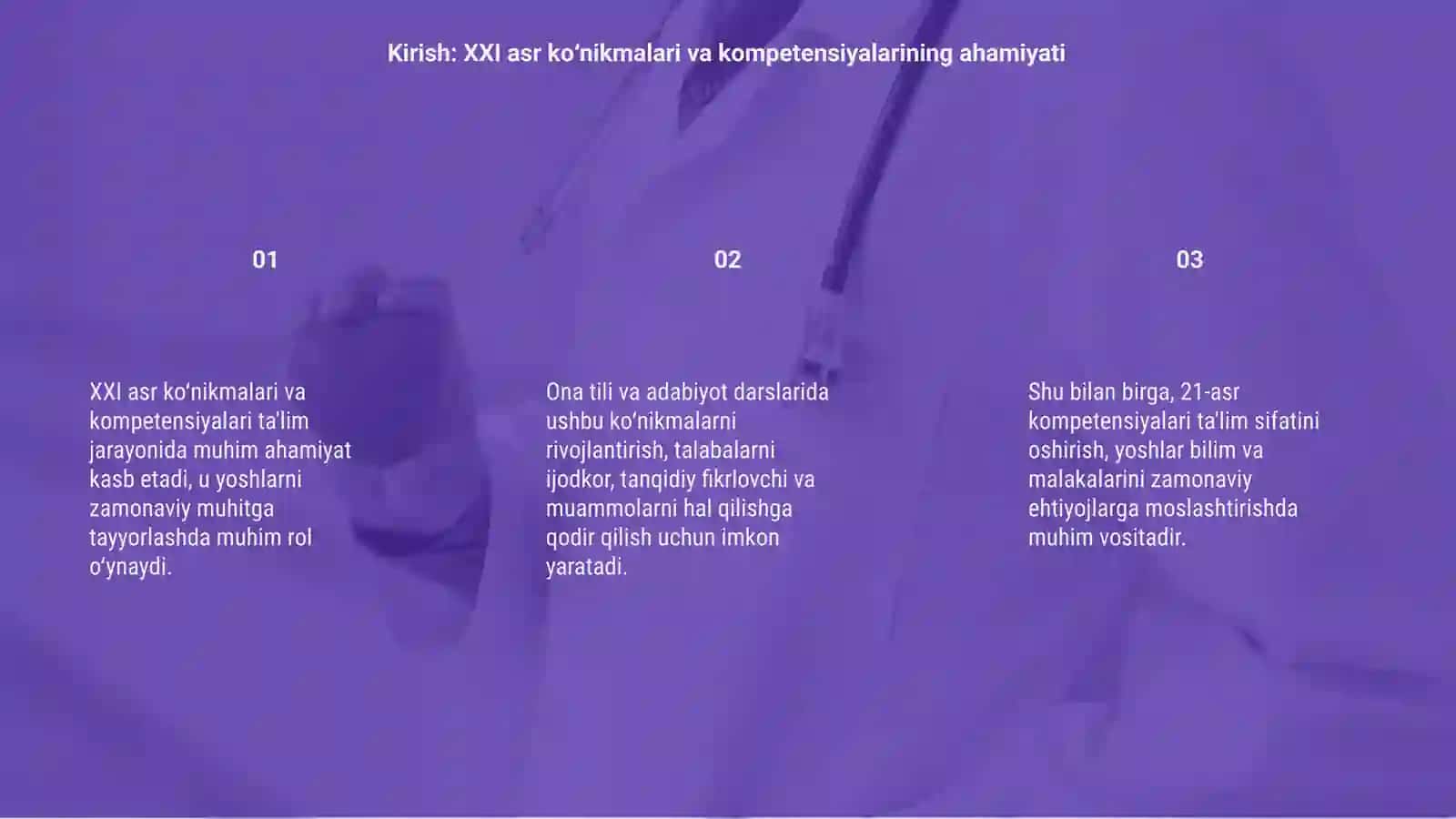 Ona tili va adabiyot darslarida XXI asr ko'nikmalarini hamda kompetensiyalarini rivojlantirish 3
