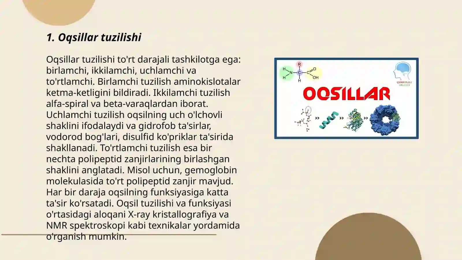 Oqsillar va peptidlar 3