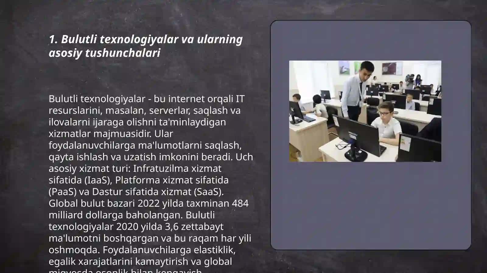 Bulutli texnologiyalar va ularning ta'limiy imkoniyatlari 3