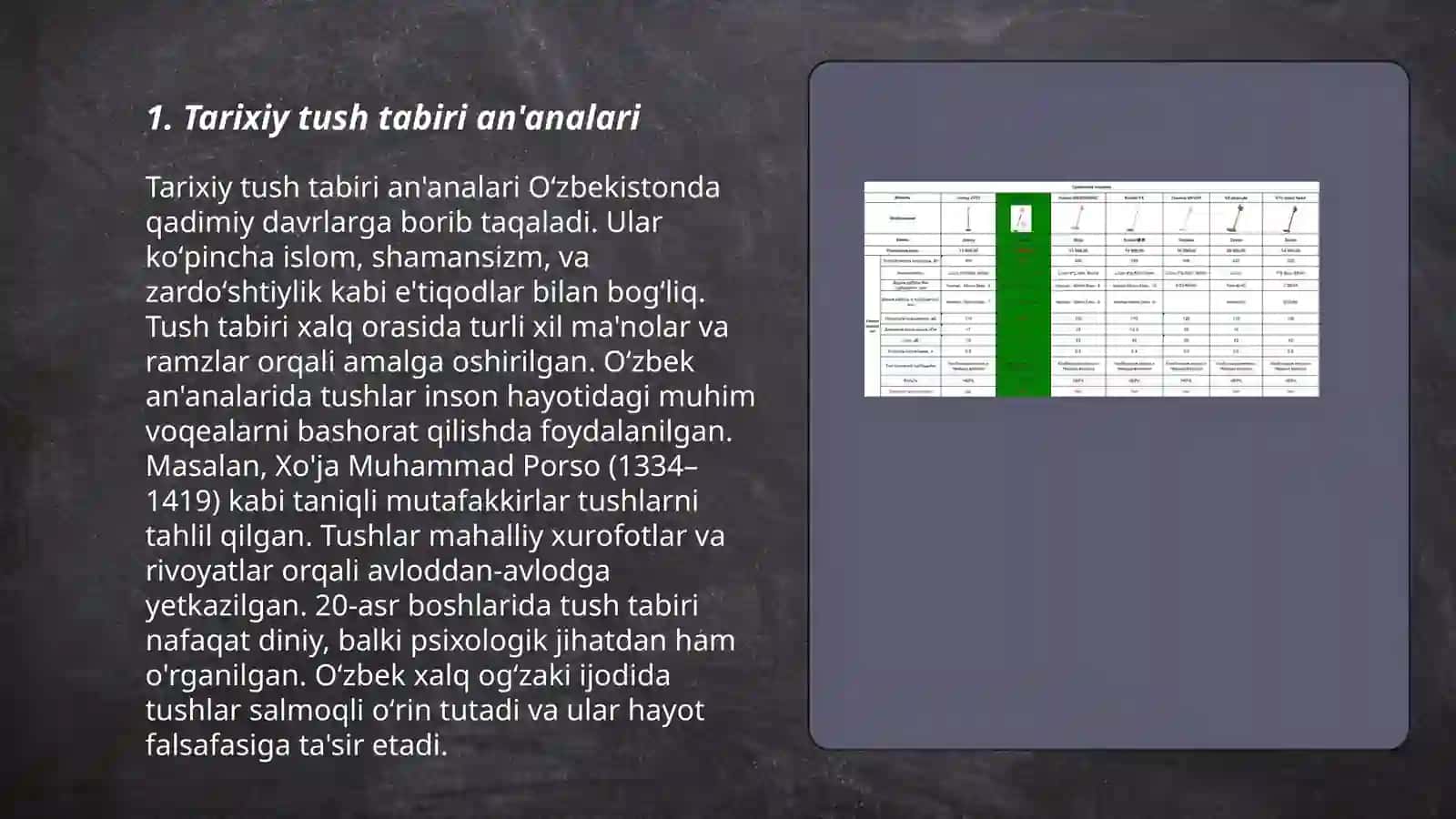 Tarixiy tush tabiri an'analari 3