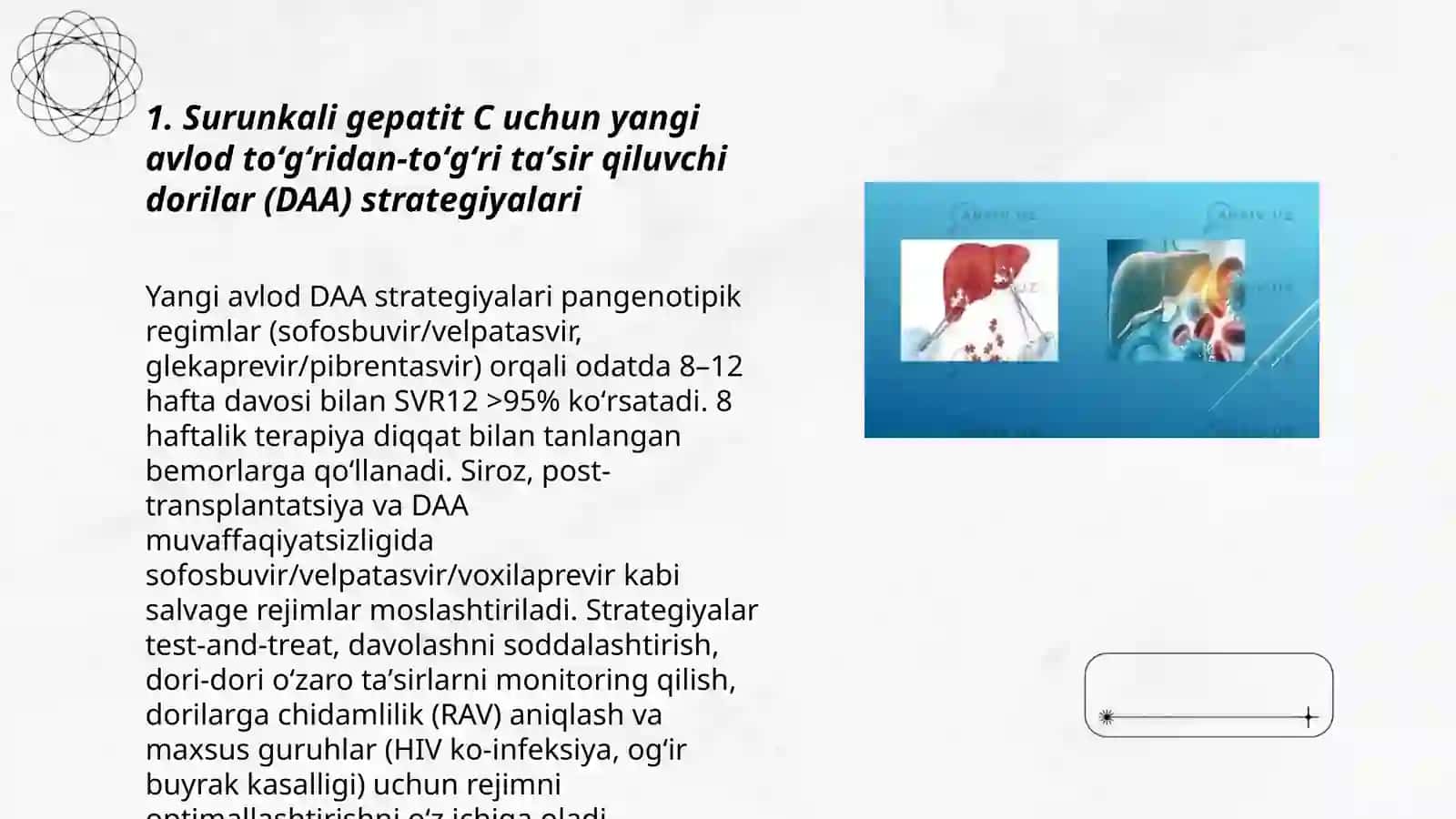 Surunkali gepatitning yangi davolash usullari 3