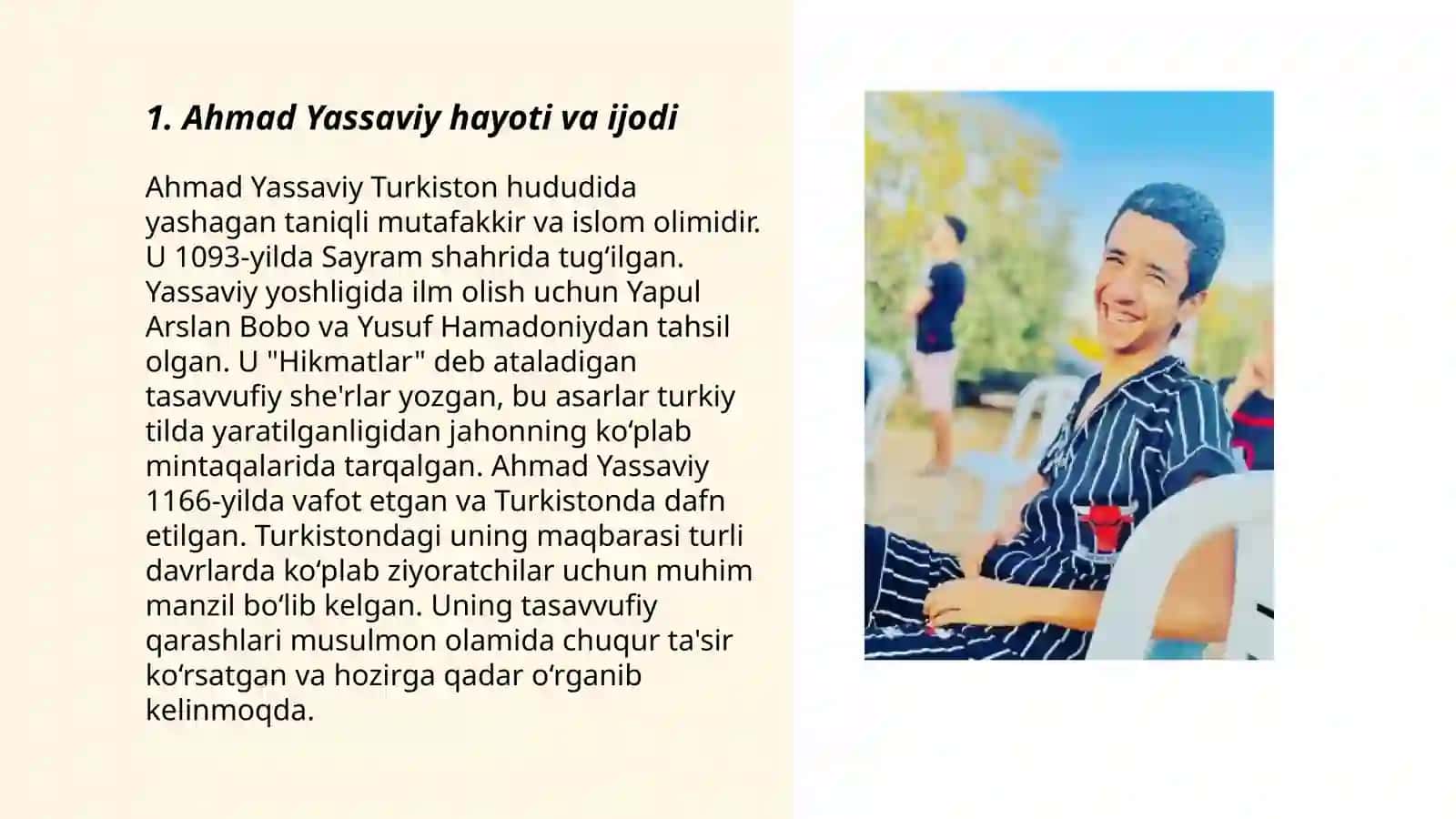 Ahmad Yassaviy "Devoni Hikmat " asariga 3