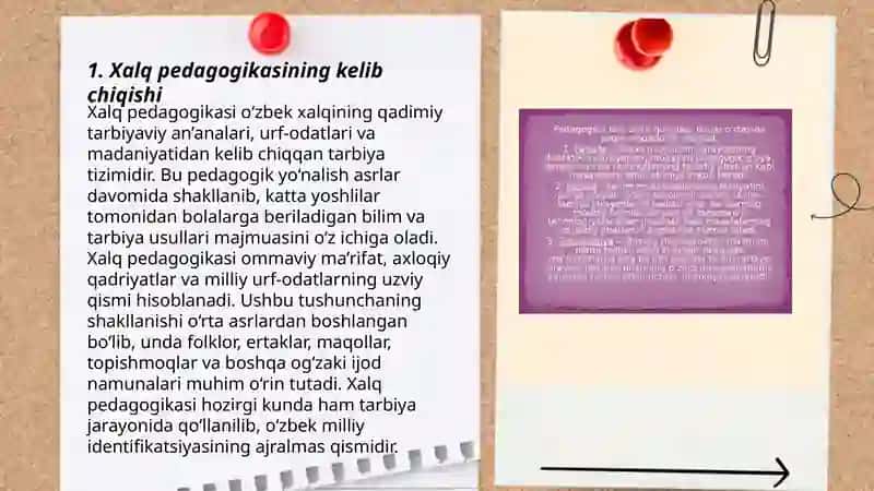 Xalq pedagogikasida manbalarning tarixiy ifodasi Jasmina 3