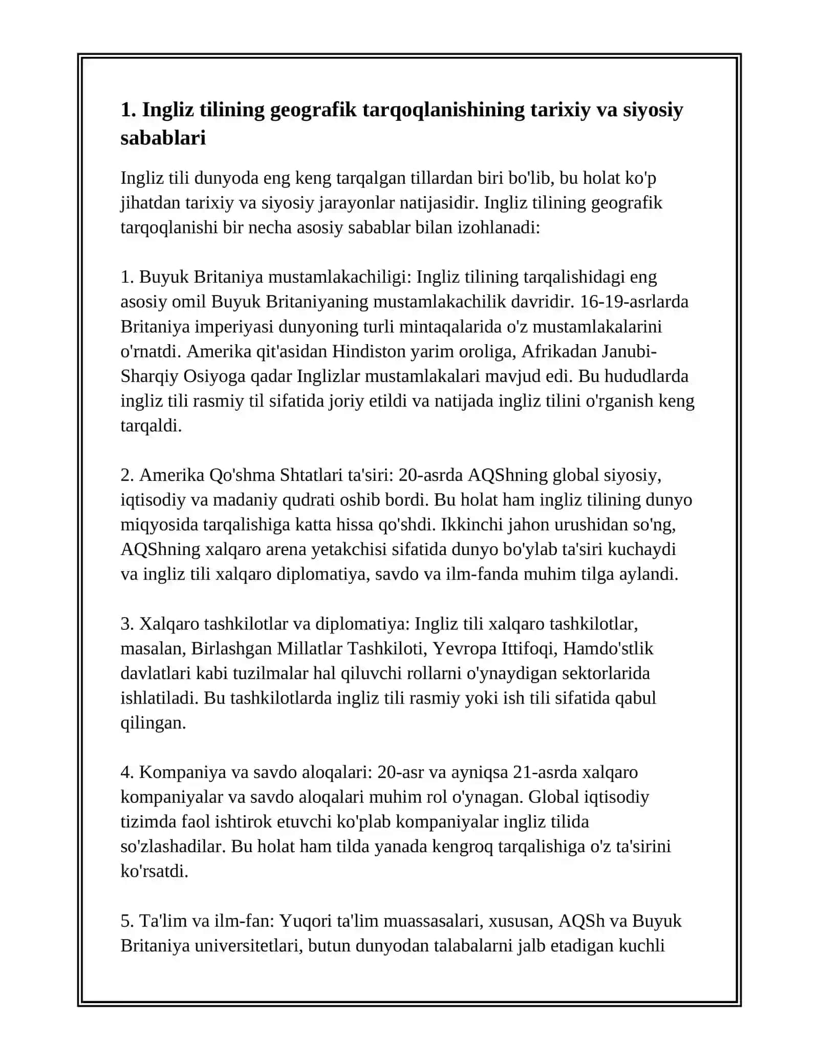 INGLIZ TILINING GEOGRAFIK TARMOQLANISHI VA SUN'IY INTELLEKT 3