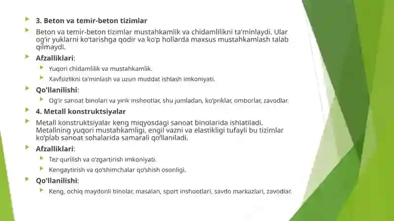 Sanoat binolarining asosiy konstruktiv tizimlari va sxemalari 3