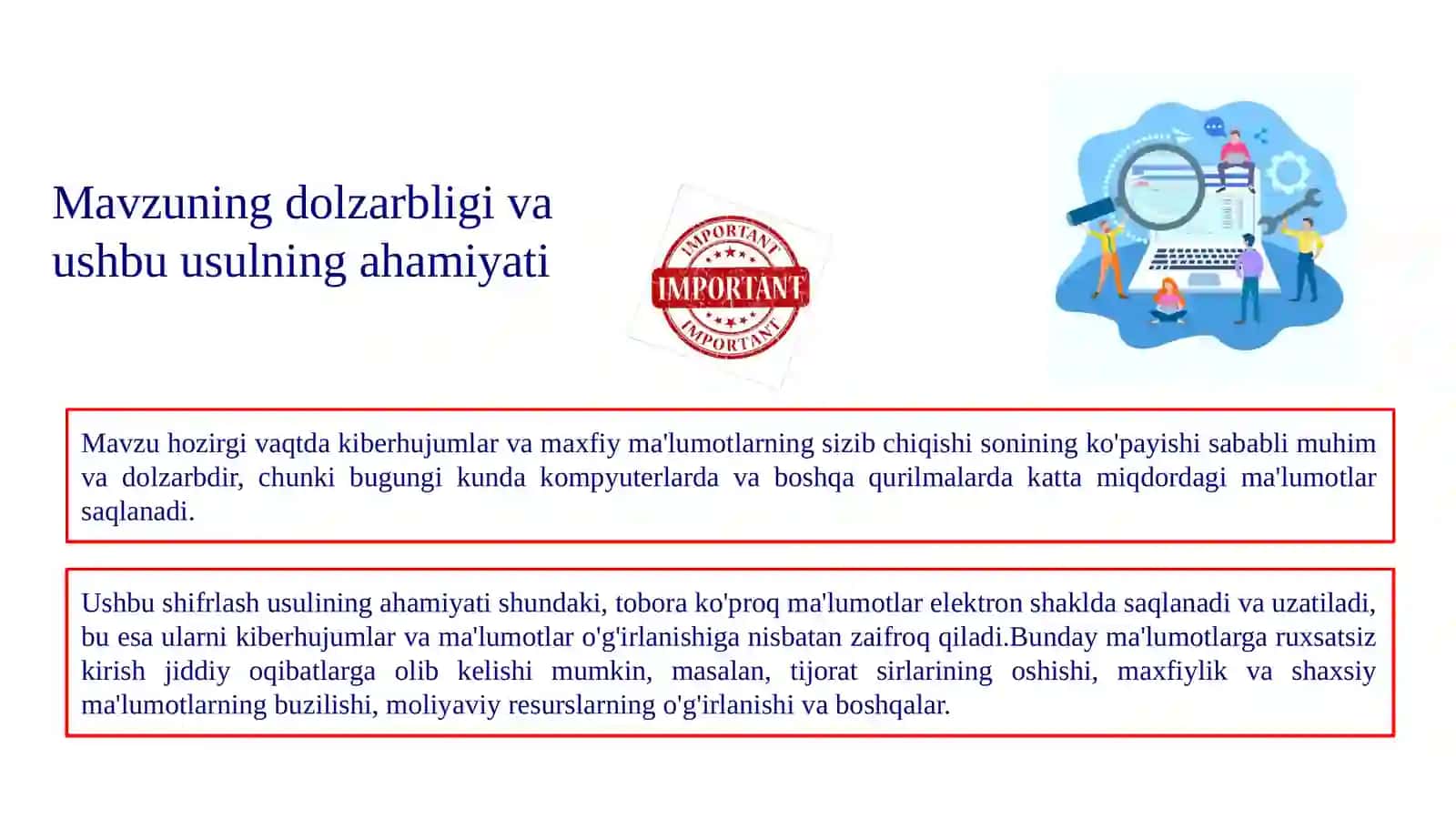 Disklarni va fayllarni shifrlash. Ma’lumotlarni xavfsiz o‘chirish usullari 3