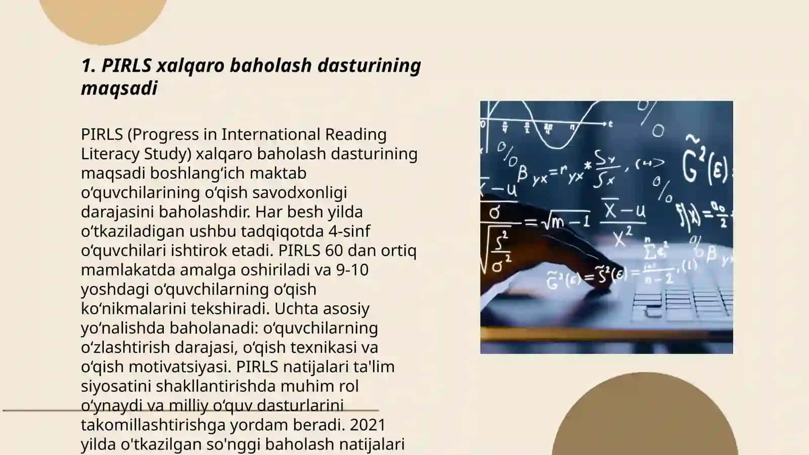 PIRLS xalqaro baholash dasturi 3