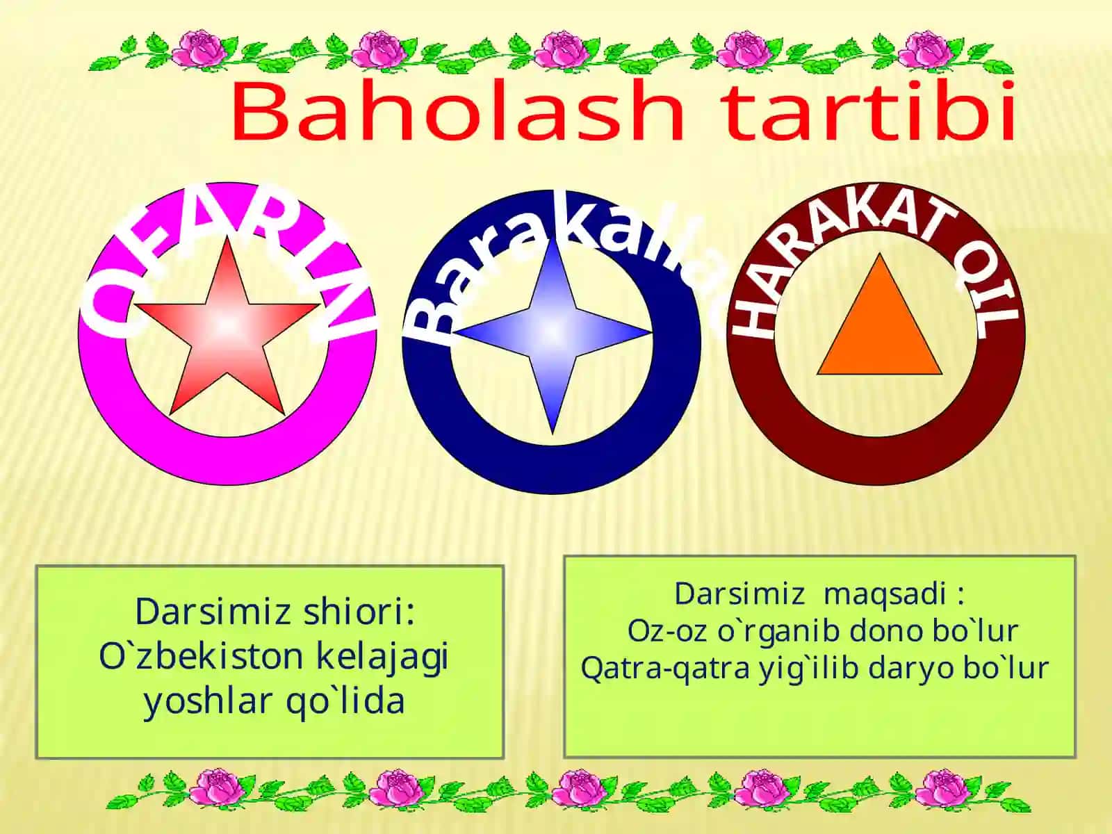 3-sinf O'qish fanidan Ertaklar yaxshilikka yetaklar dars ishlanmasi 3
